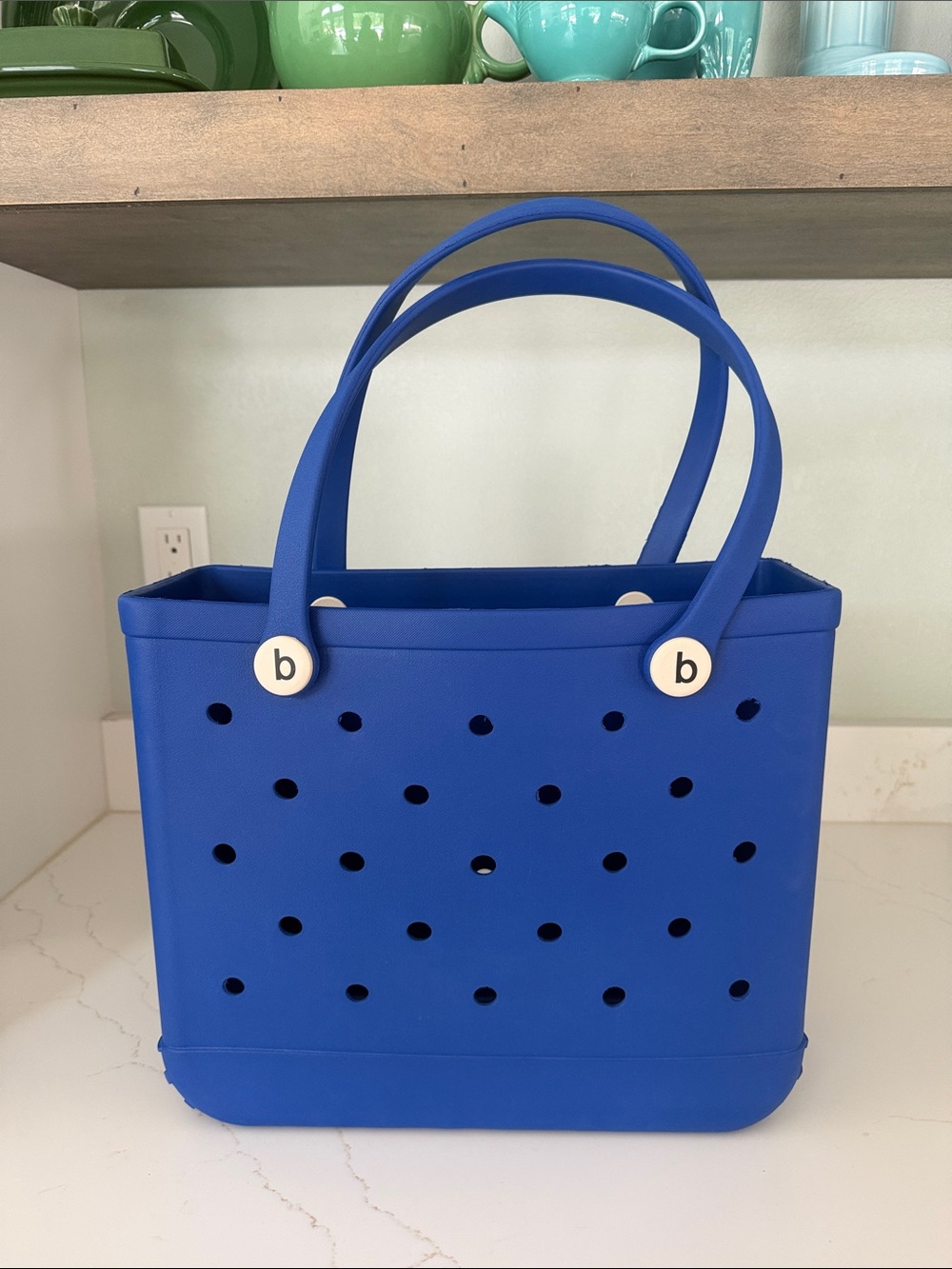 BOGG BAG Size Medium-ish Royal Blue Perforated Tote
